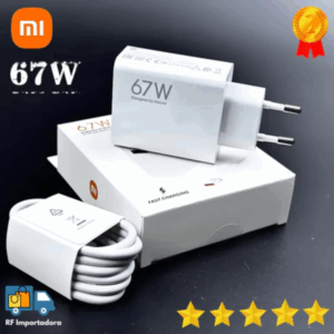 Carregador Xiaomi 67W Completo Turbo Power Cabo Tipo-C Carregador Xiaomi 67W Completo Turbo Power Cabo Tipo-C